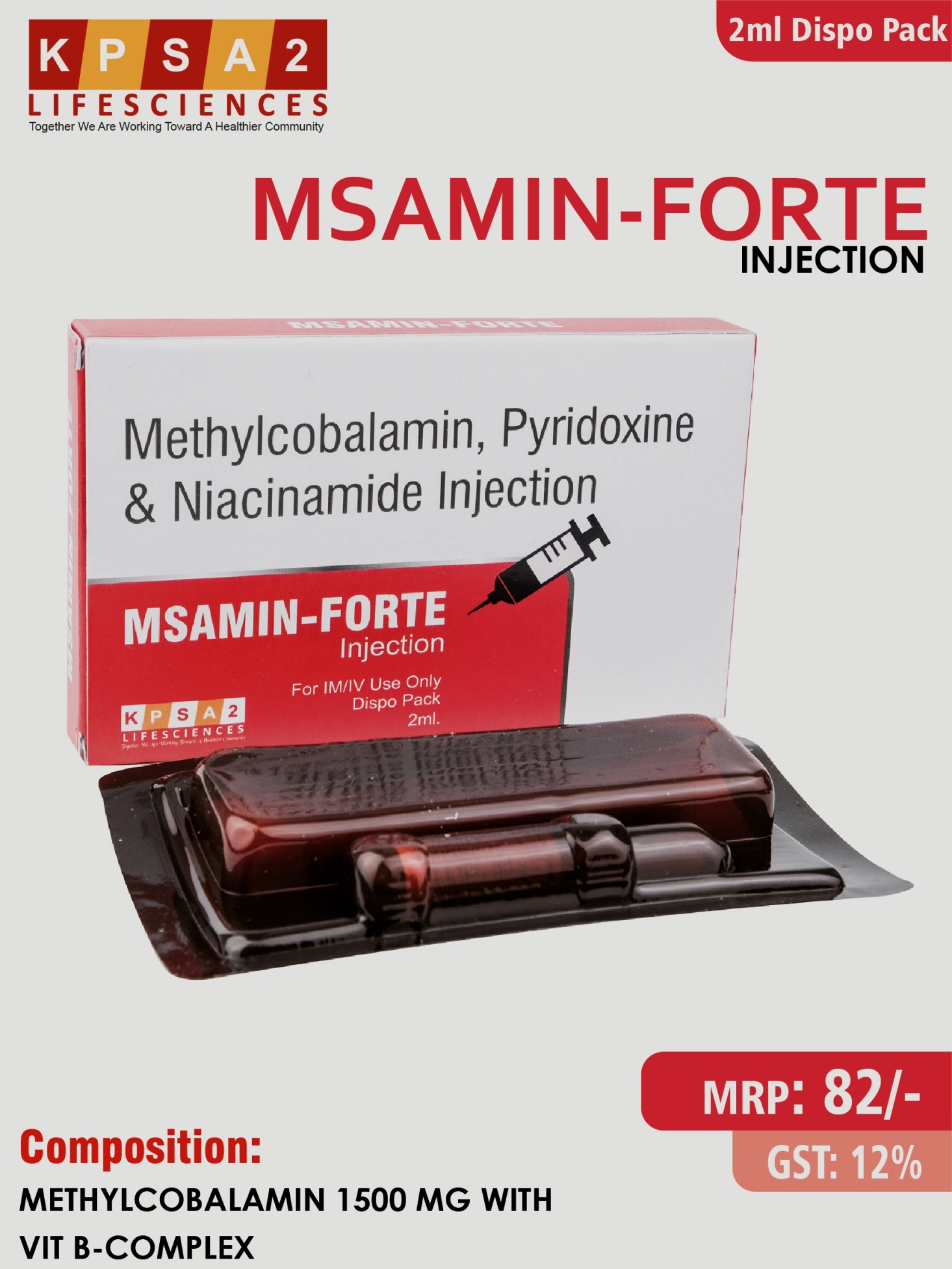 MSAMIN-FORTE Injection